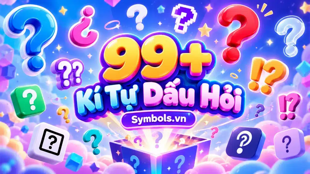 Icon Dấu Hỏi